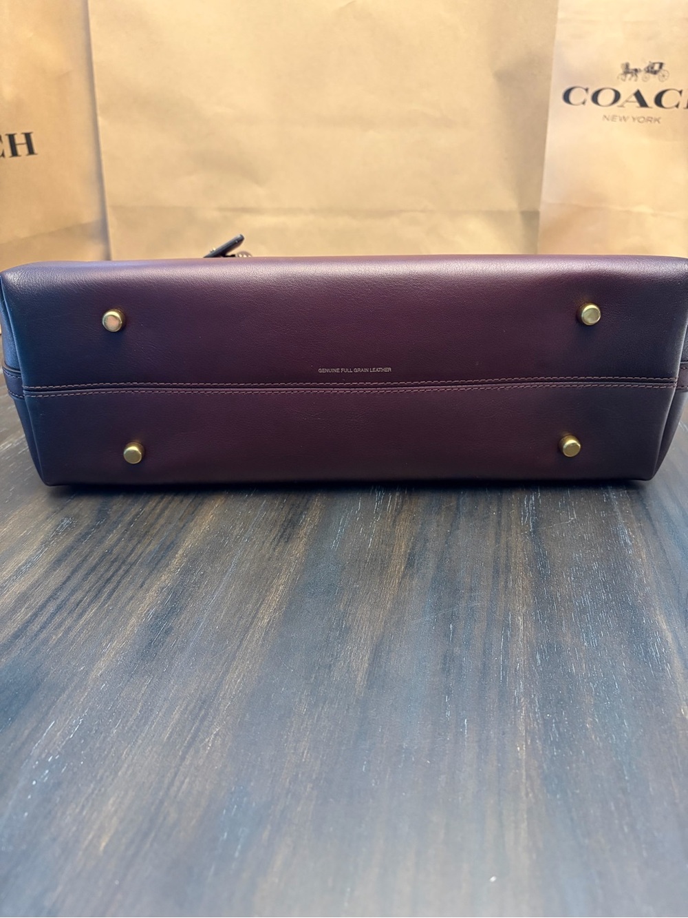 Coach Empire 34 Merlot - Picture 6 of 10